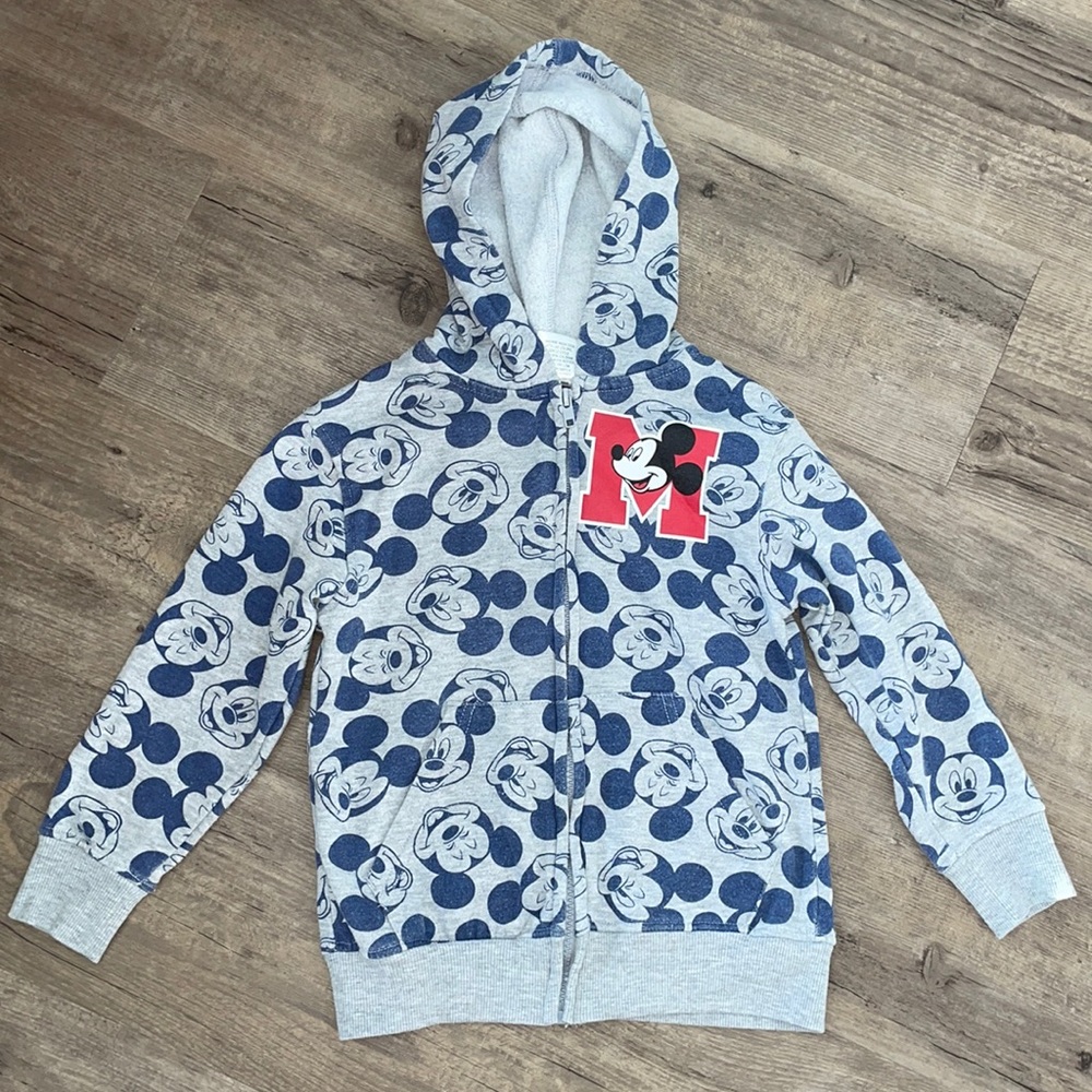 Disney Mickey Mouse Zippered Hoodie Jacket